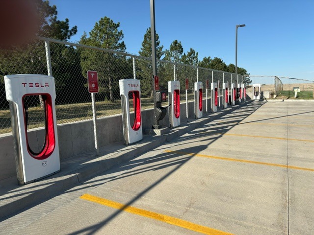 Image of electic car charging station one